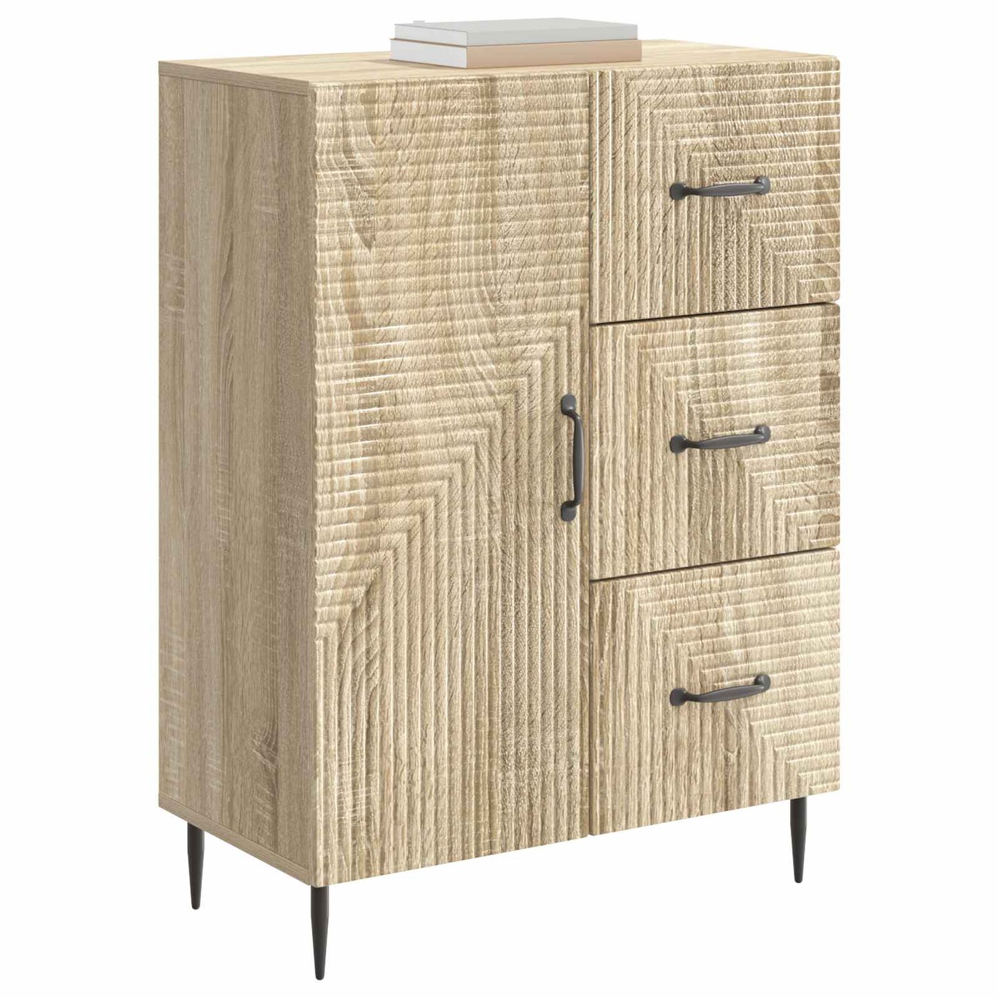 Sideboard Sonoma-Eiche 66 x 34,5 x 89,5 cm Holzwerkstoff