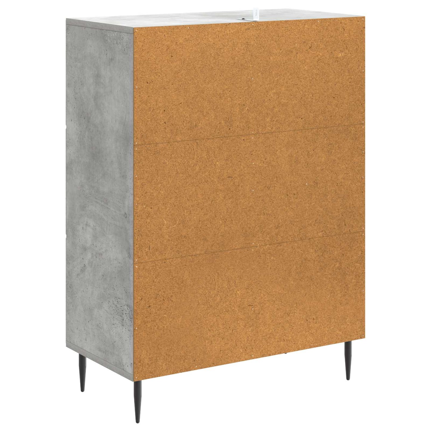 Sideboard Betongrau 66 x 34,5 x 89,5 cm Holzwerkstoff