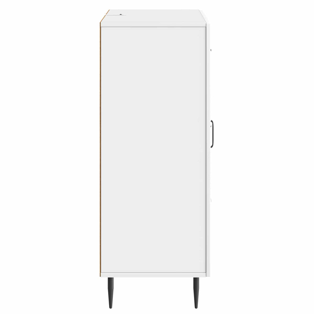 Sideboard Hochglanz Weiß 66 x 34,5 x 89,5 cm Holzwerkstoff