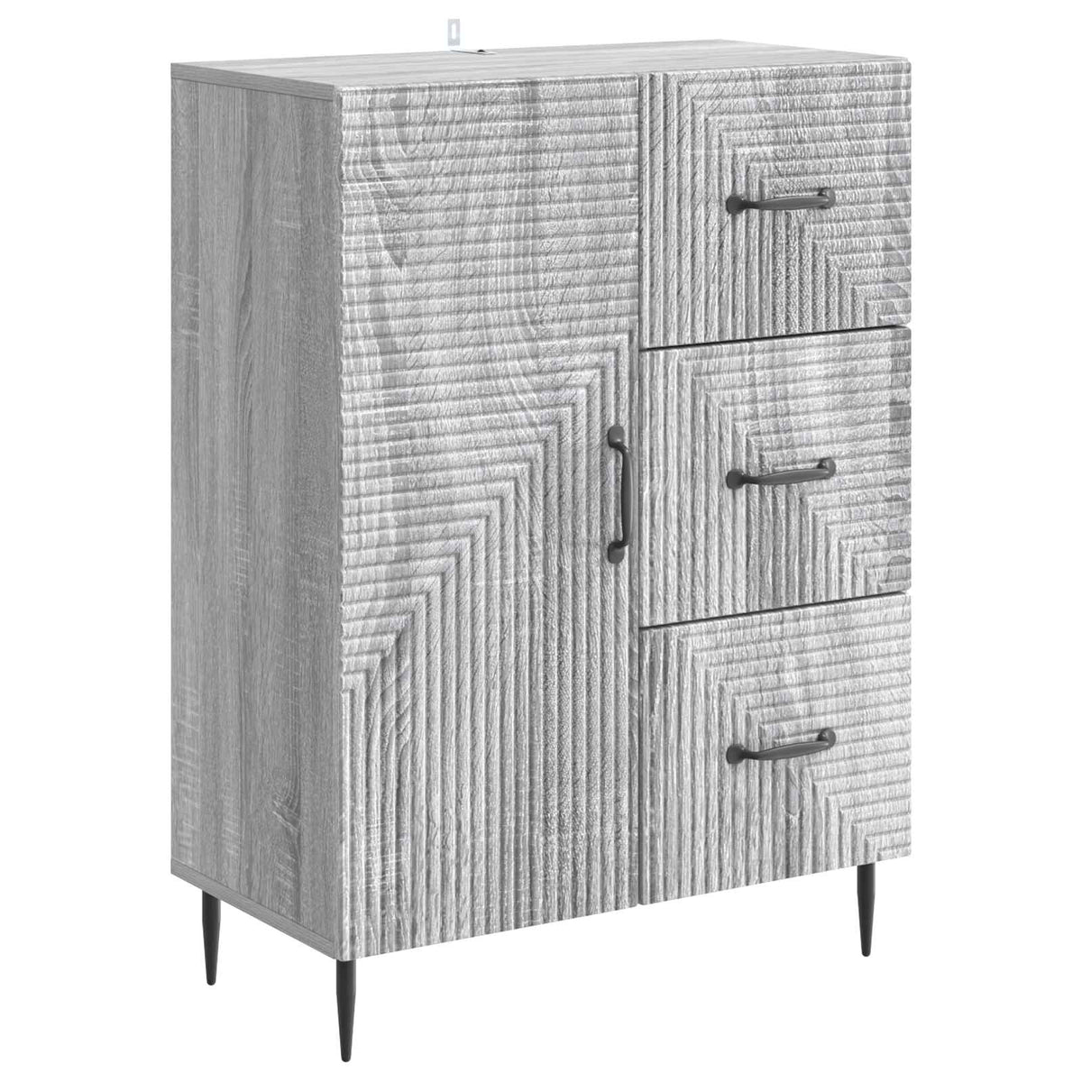 Sideboard Graues Sonoma 66 x 34,5 x 89,5 cm Holzwerkstoff
