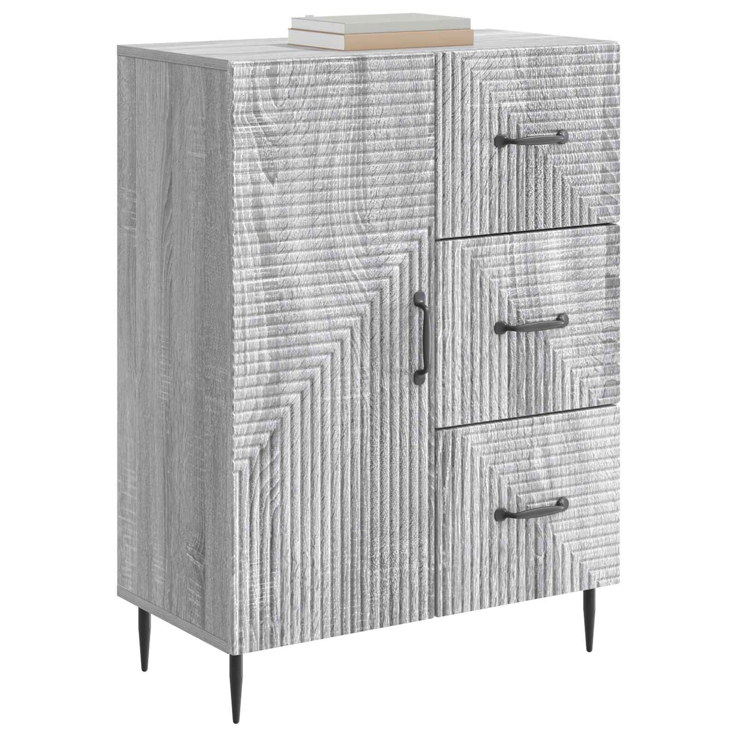 Sideboard Graues Sonoma 66 x 34,5 x 89,5 cm Holzwerkstoff