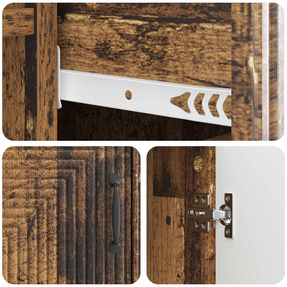 Sideboard Altholz 66 x 34,5 x 89,5 cm Holzwerkstoff