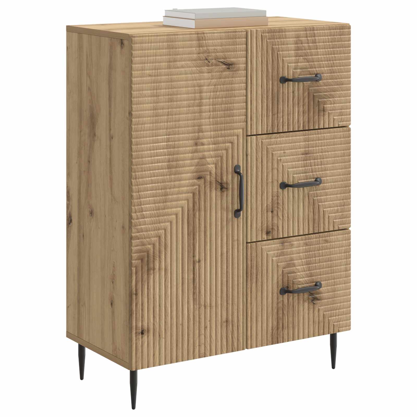 Sideboard Artisan-Eiche 66 x 34,5 x 89,5 cm Holzwerkstoff