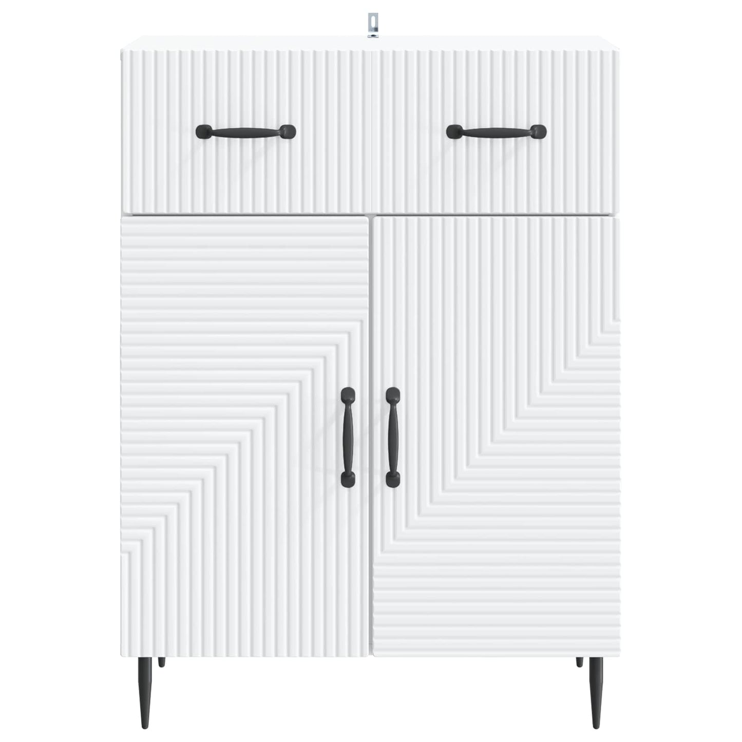 Sideboard Weiß 66 x 34,5 x 89,5 cm Holzwerkstoff