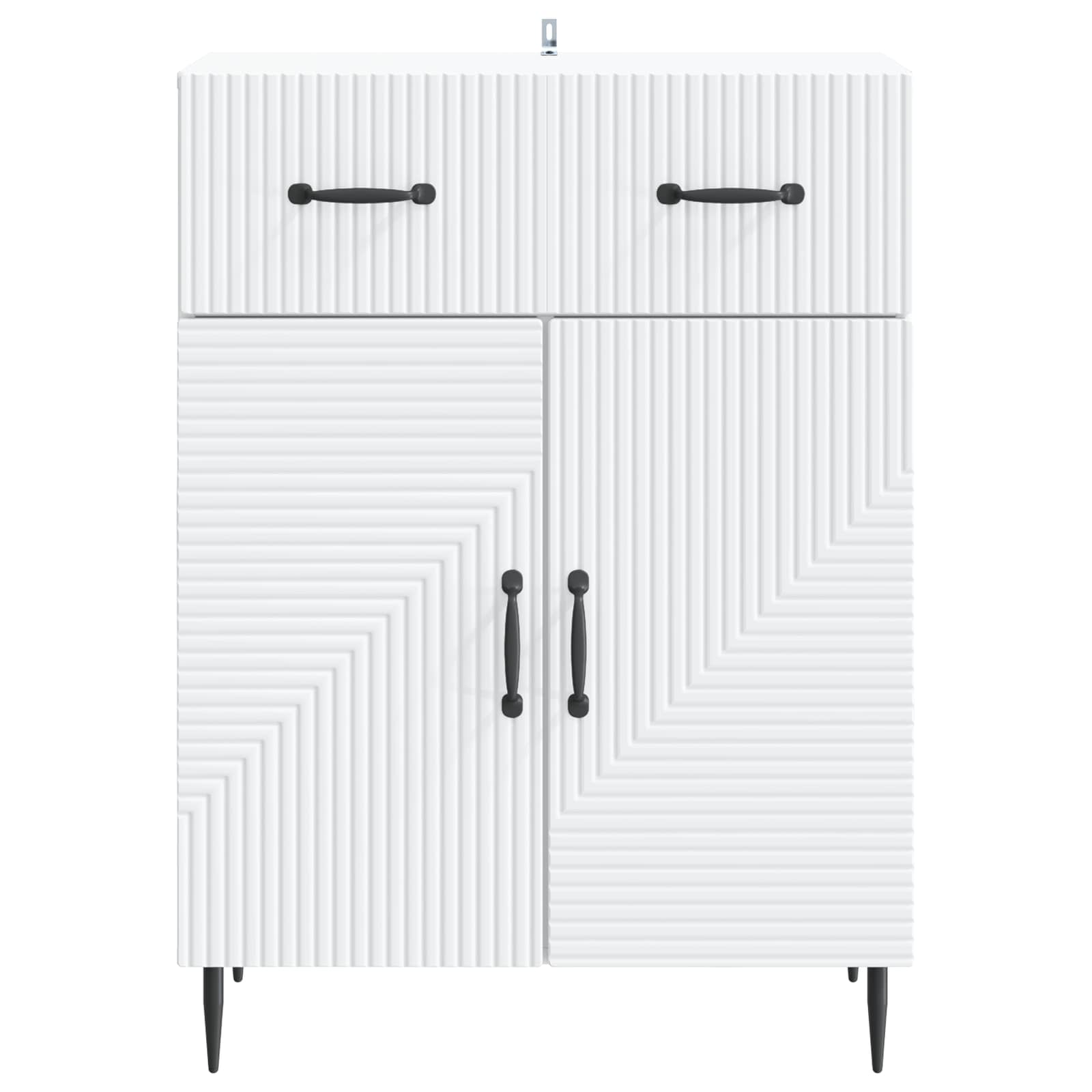 Sideboard Weiß 66 x 34,5 x 89,5 cm Holzwerkstoff