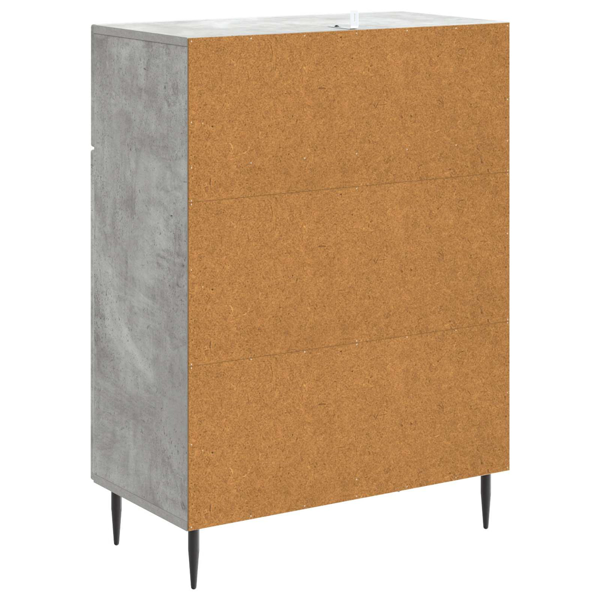 Sideboard Betongrau 66 x 34,5 x 89,5 cm Holzwerkstoff