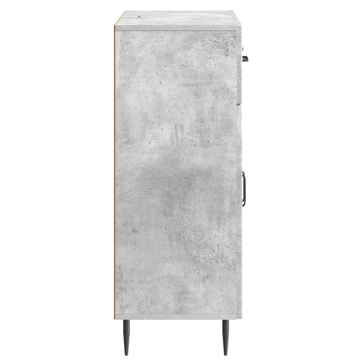 Sideboard Betongrau 66 x 34,5 x 89,5 cm Holzwerkstoff