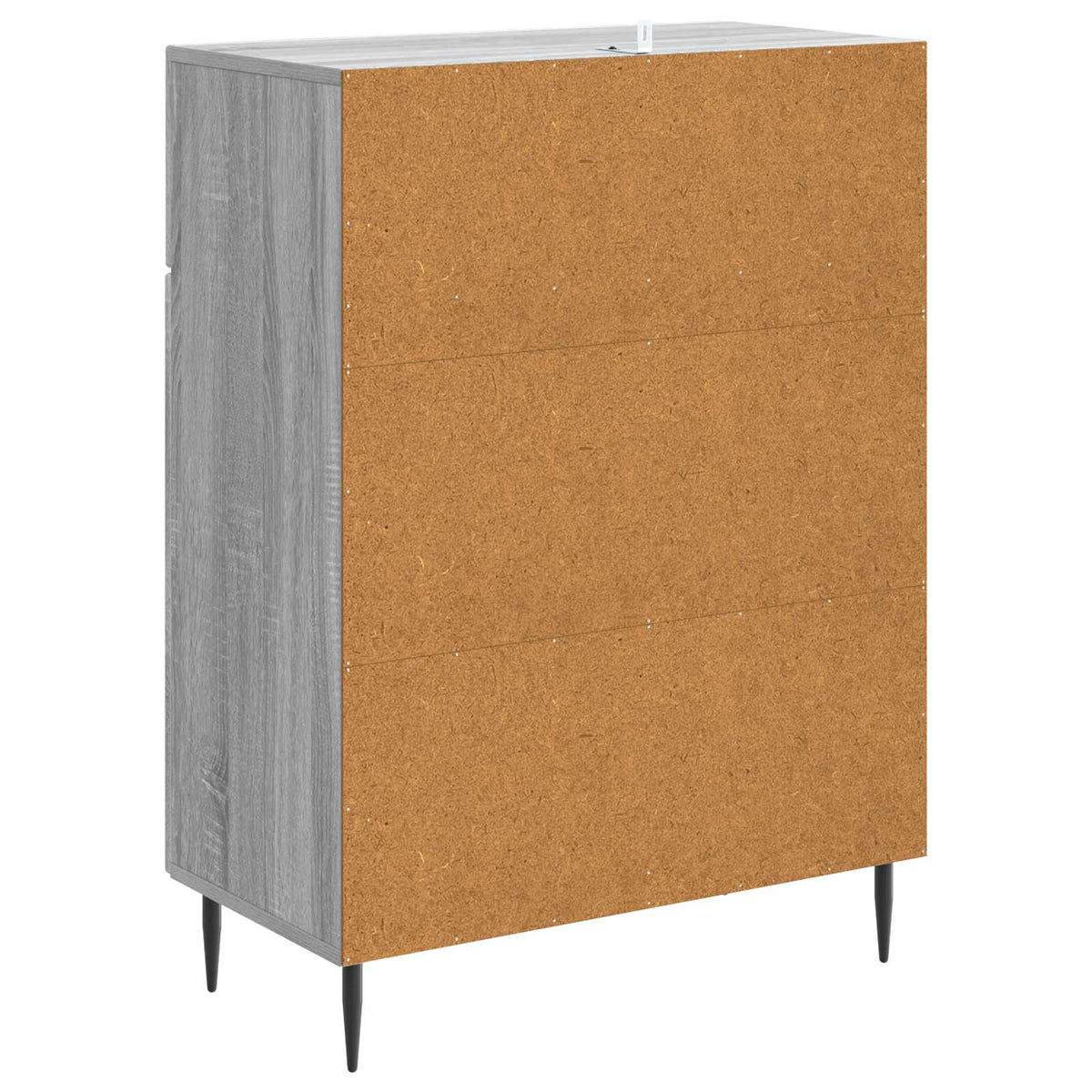 Sideboard Sonoma-Grau 66 x 34,5 x 89,5 cm Holzwerkstoff