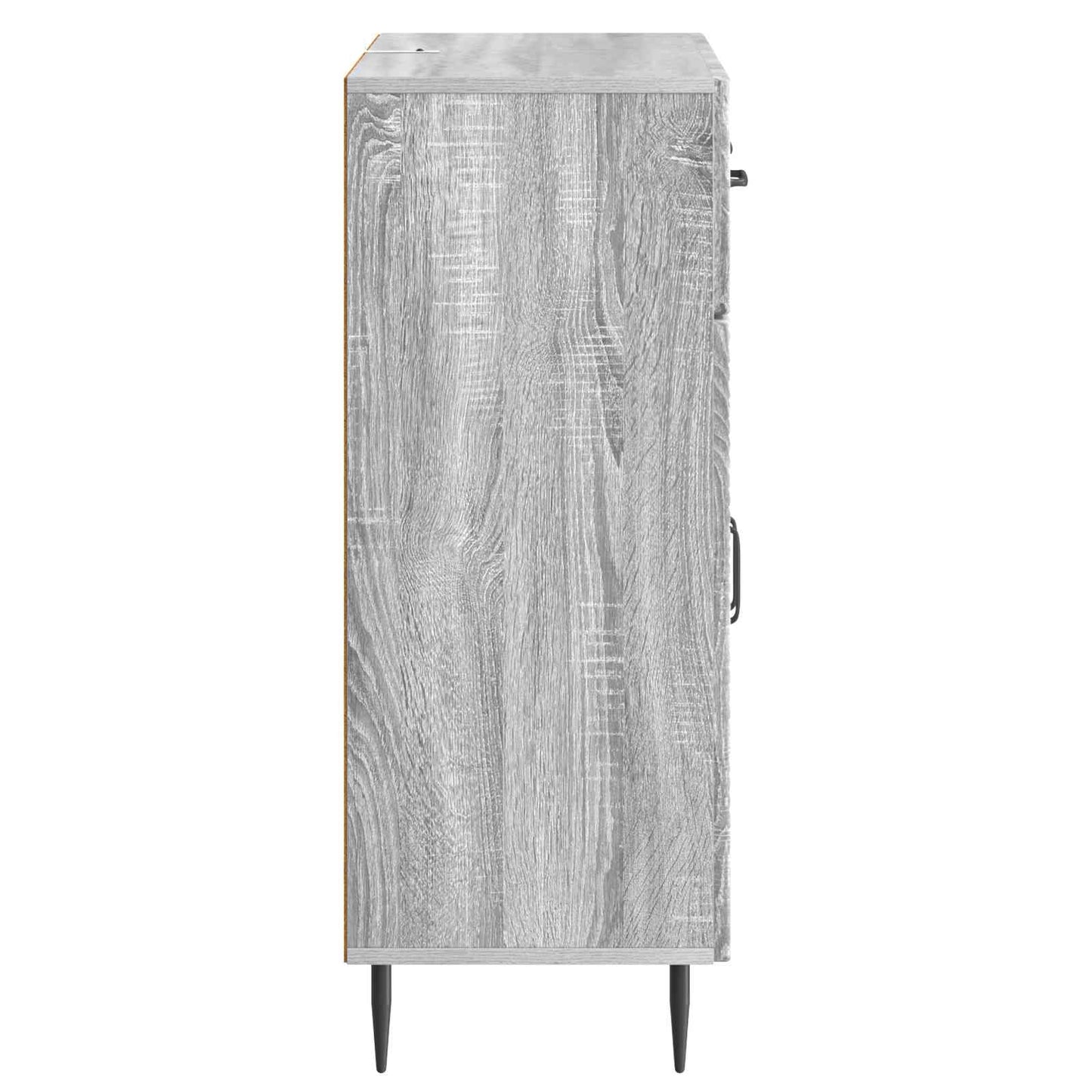 Sideboard Sonoma-Grau 66 x 34,5 x 89,5 cm Holzwerkstoff