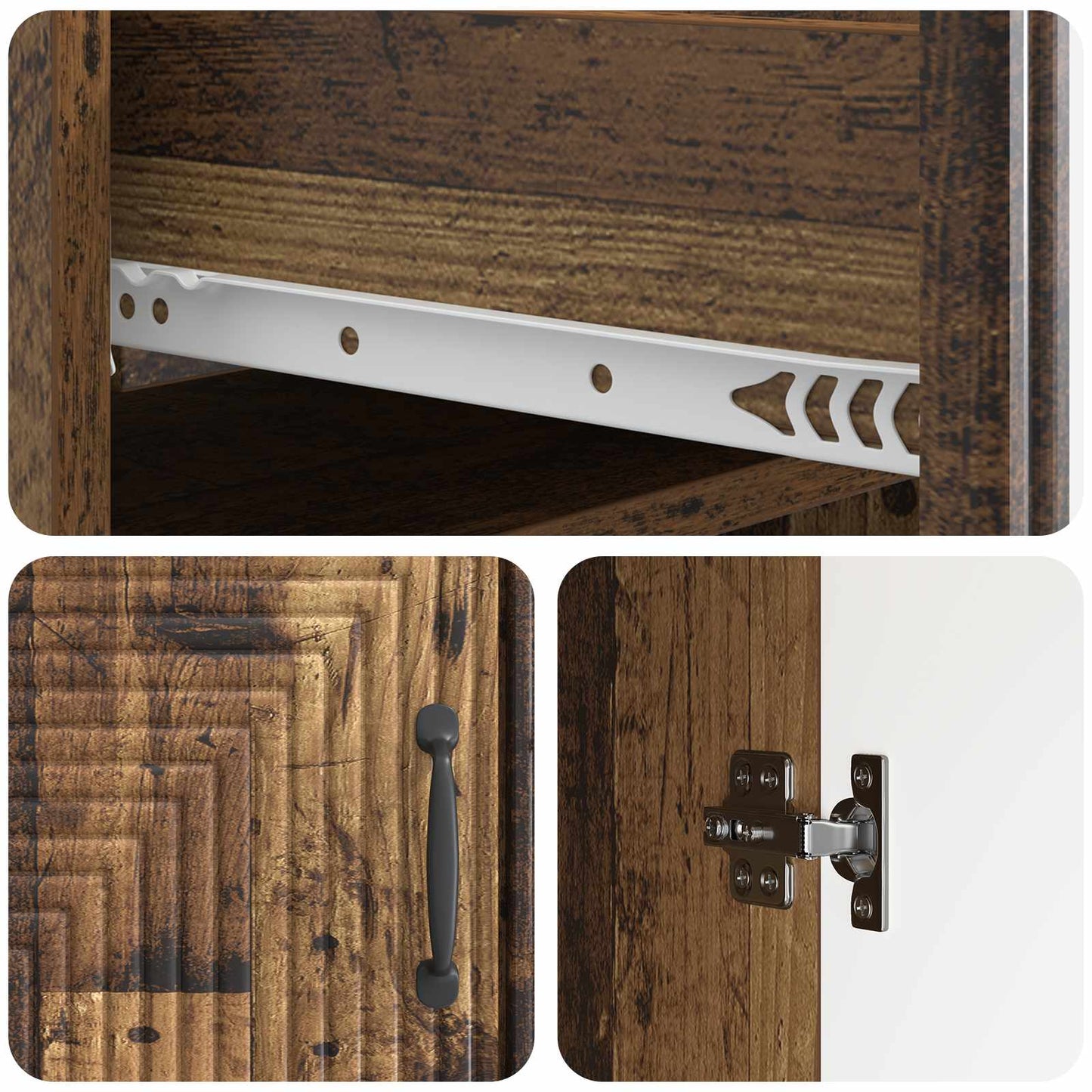 Sideboard Altholz 66 x 34,5 x 89,5 cm Holzwerkstoff