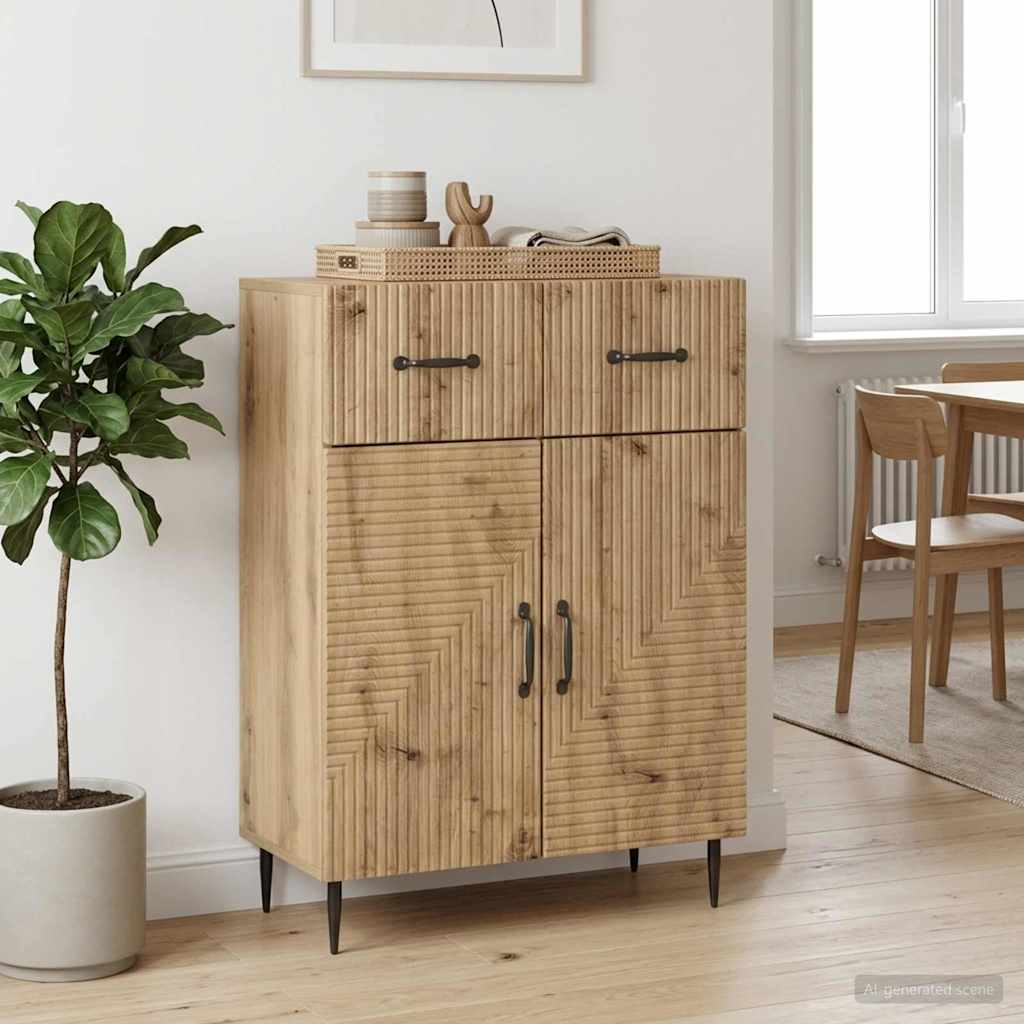 Sideboard Artisan-Eiche 66 x 34,5 x 89,5 cm Holzwerkstoff