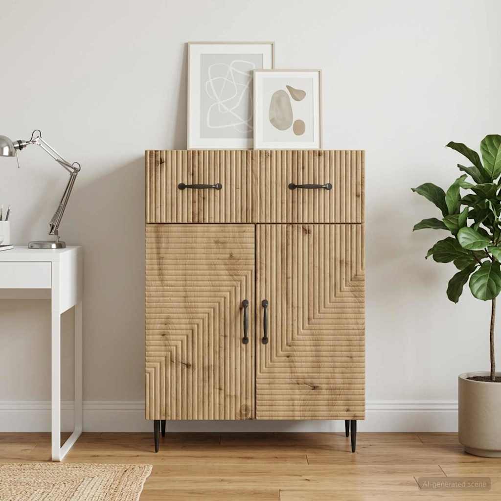 Sideboard Artisan-Eiche 66 x 34,5 x 89,5 cm Holzwerkstoff