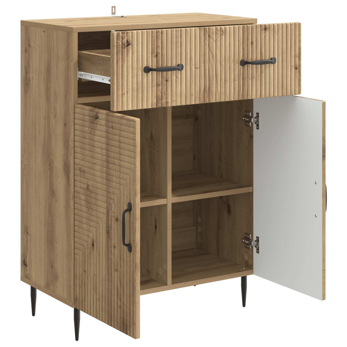 Sideboard Artisan-Eiche 66 x 34,5 x 89,5 cm Holzwerkstoff