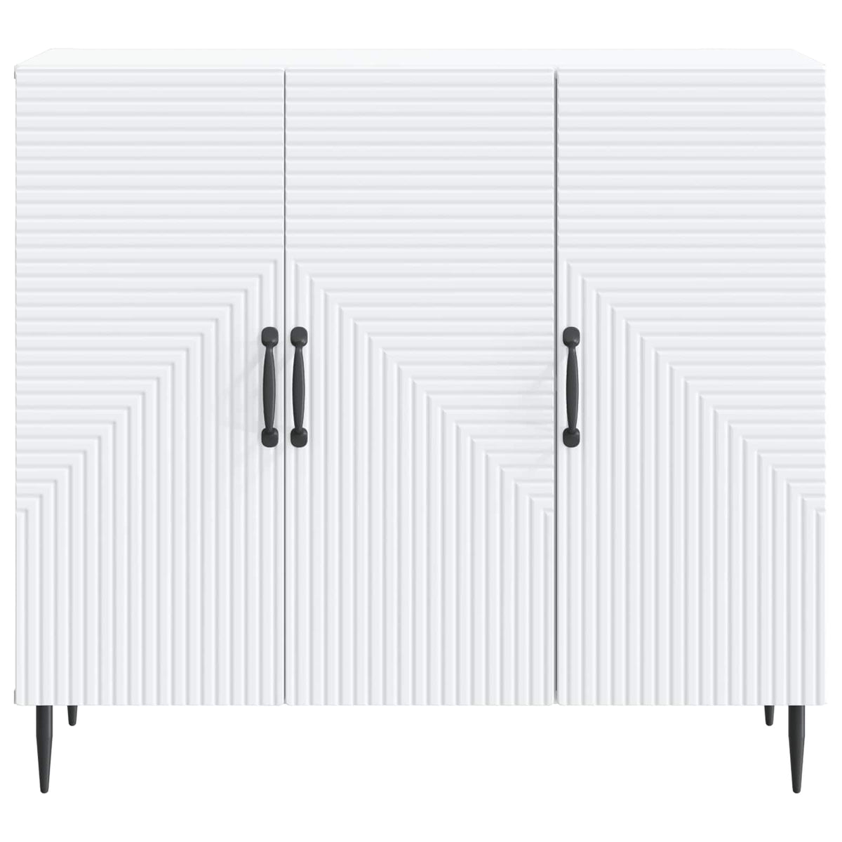 Sideboard Weiß 89 x 34,5 x 80 cm Holzwerkstoff