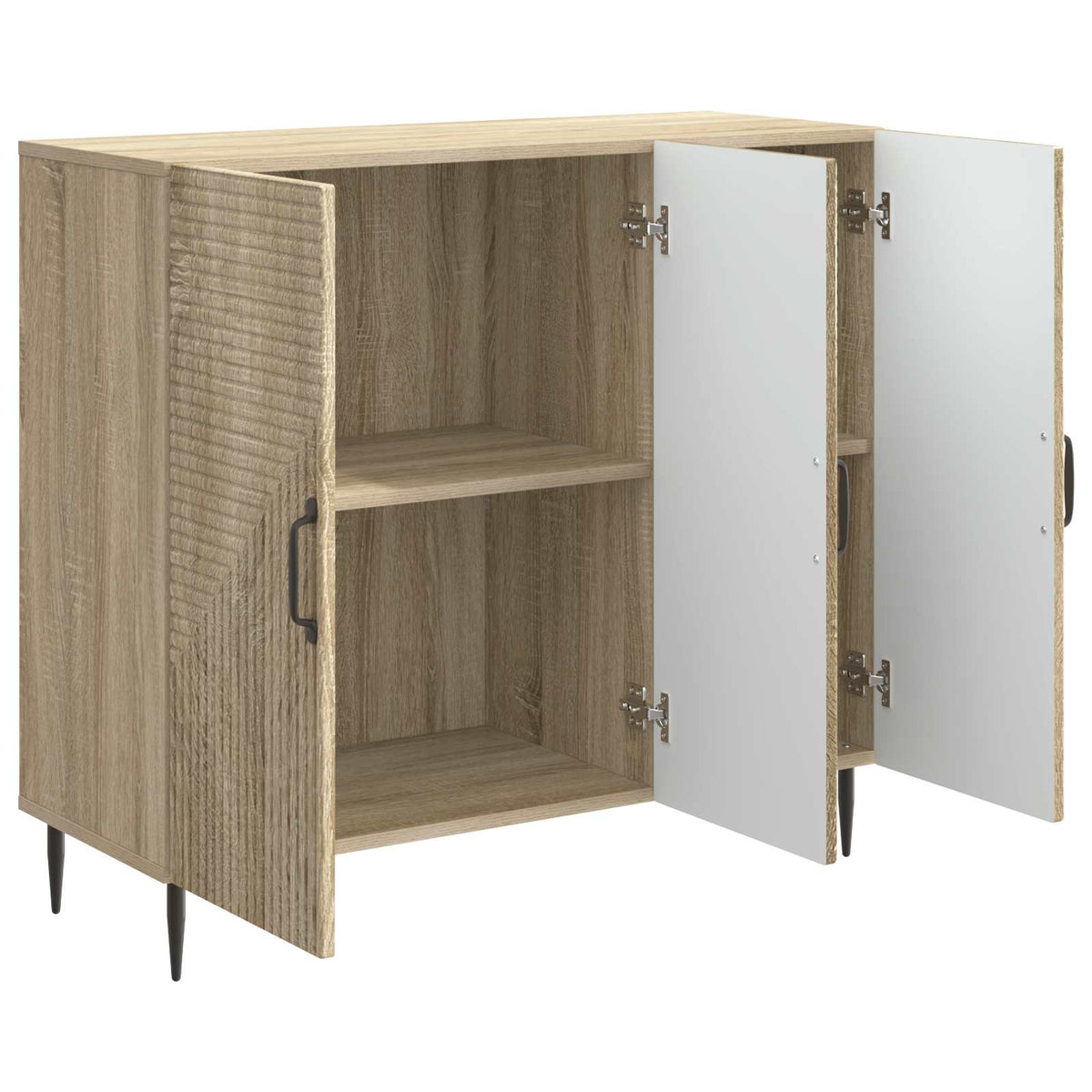 Sideboard Sonoma-Eiche 89 x 34,5 x 80 cm Holzwerkstoff