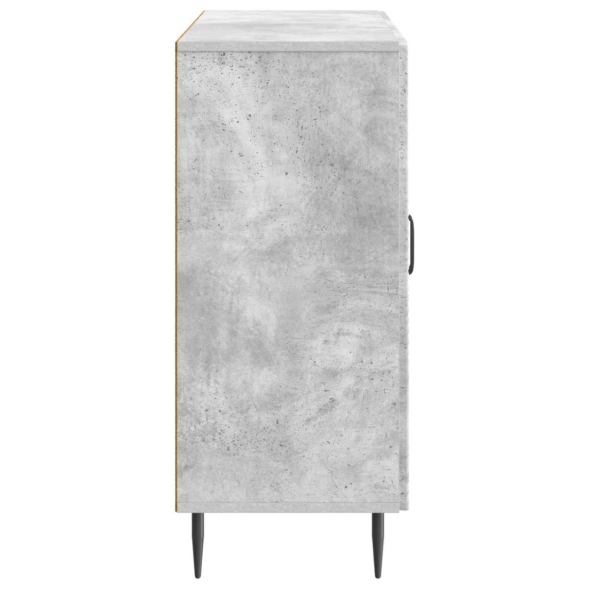 Sideboard Betongrau 89 x 34,5 x 80 cm Holzwerkstoff