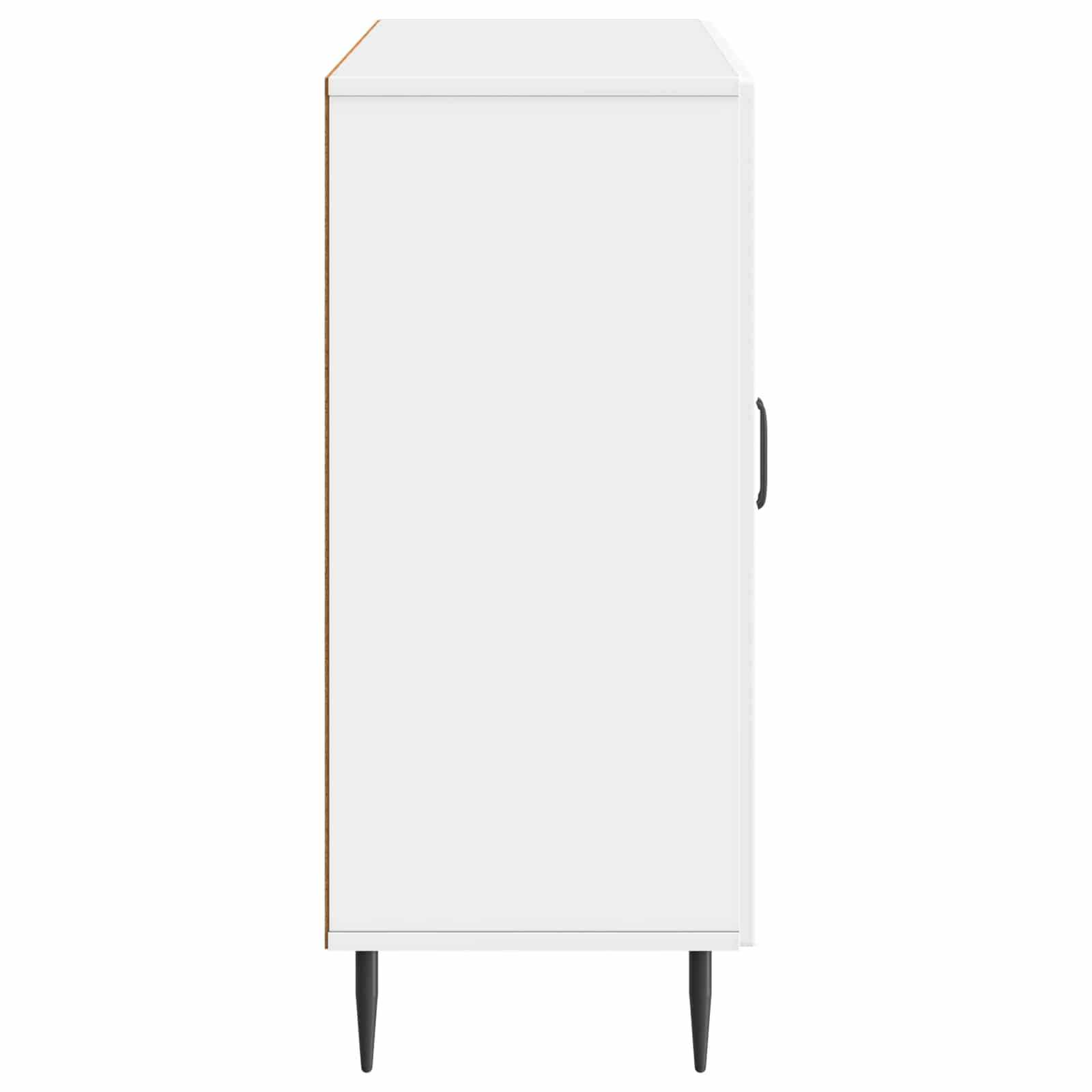Sideboard Hochglanz Weiß 89 x 34,5 x 80 cm Holzwerkstoff