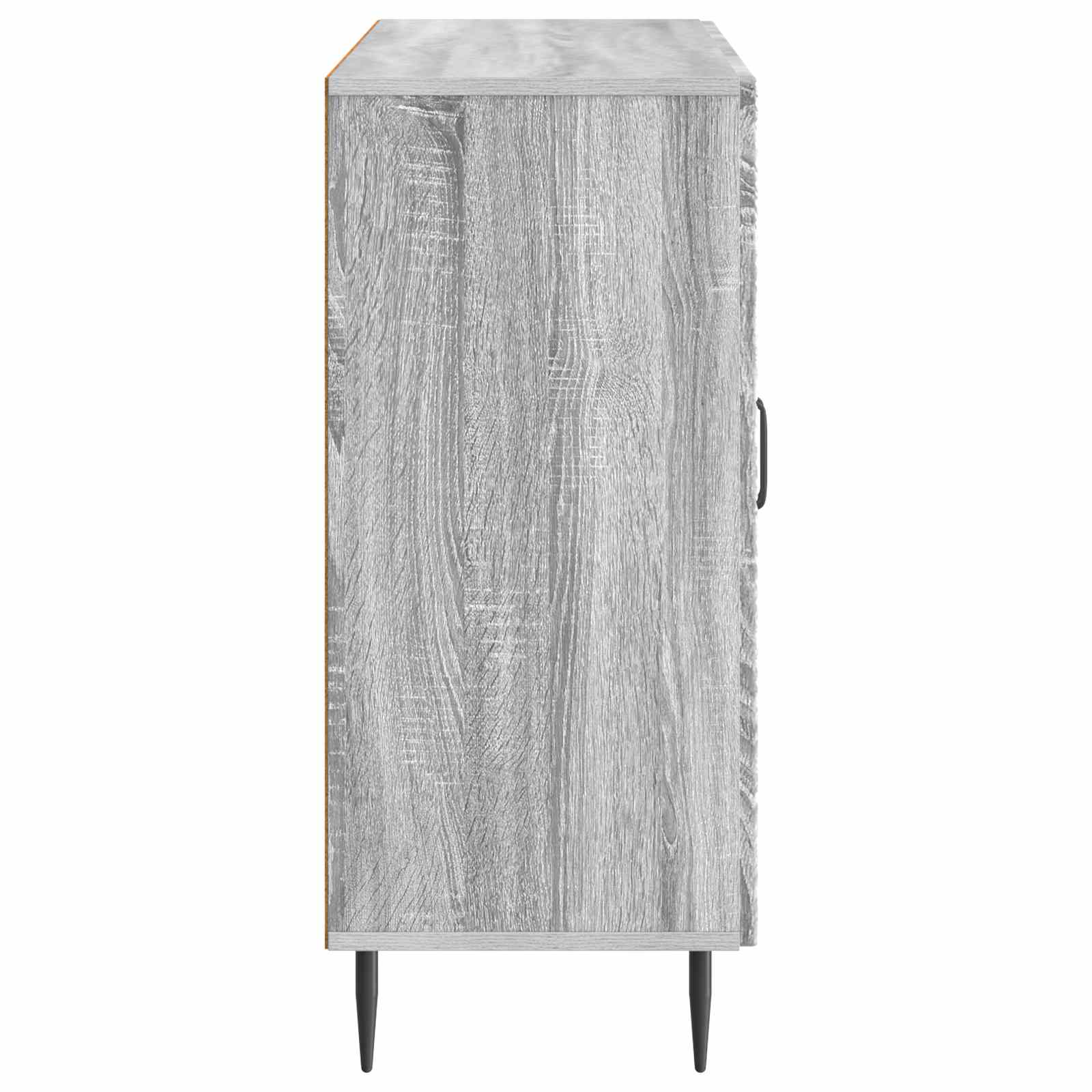 Sideboard Graues Sonoma 89 x 34,5 x 80 cm Holzwerkstoff
