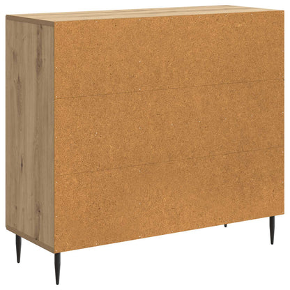 Sideboard Artisan-Eiche 89 x 34,5 x 80 cm Holzwerkstoff