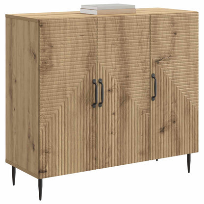 Sideboard Artisan-Eiche 89 x 34,5 x 80 cm Holzwerkstoff