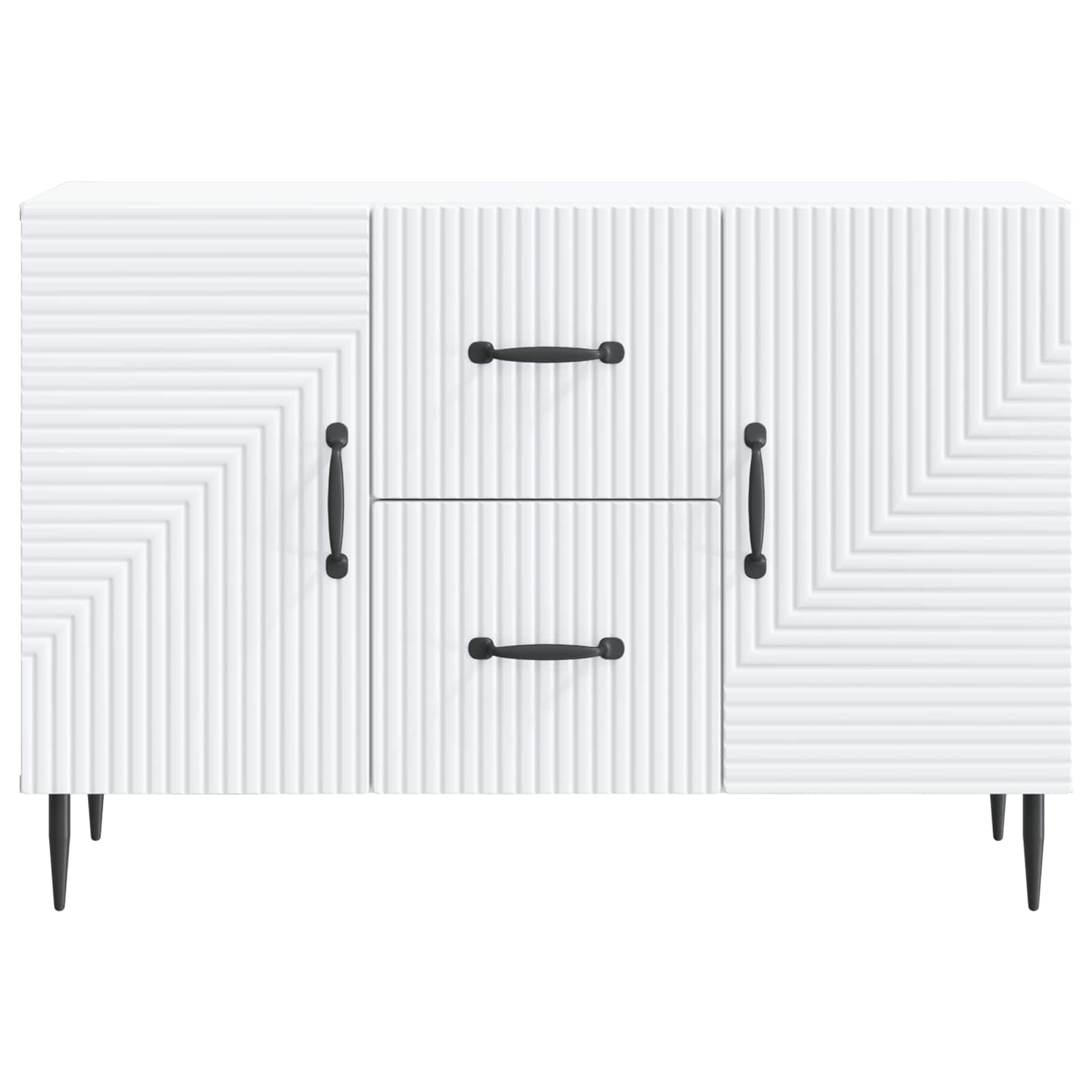 Sideboard Weiß 89 x 34,5 x 60 cm Holzwerkstoff