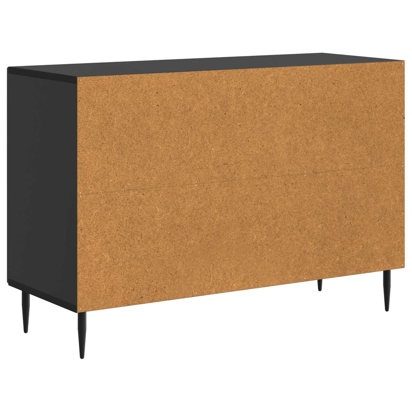 Sideboard Schwarz 89 x 34,5 x 60 cm Holzwerkstoff