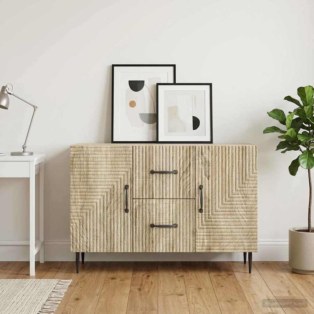 Sideboard Sonoma-Eiche 89 x 34,5 x 60 cm Holzwerkstoff
