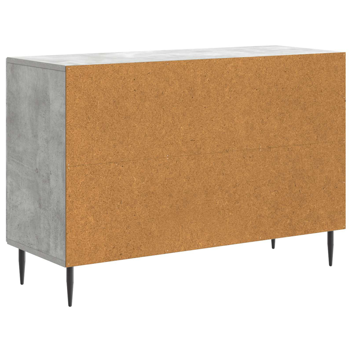 Sideboard Betongrau 89 x 34,5 x 60 cm Holzwerkstoff