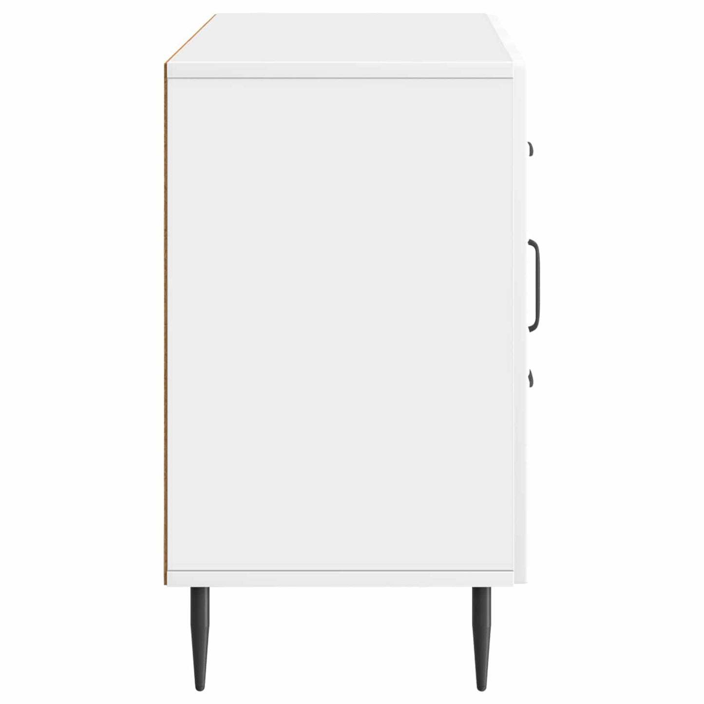 Sideboard Hochglanz Weiß 89 x 34,5 x 60 cm Holzwerkstoff