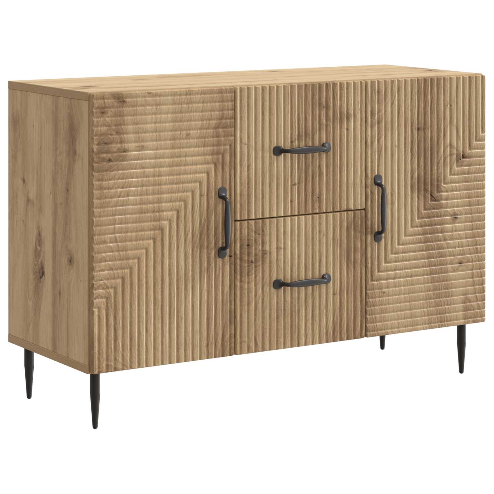 Sideboard Artisan-Eiche 89 x 34,5 x 60 cm Holzwerkstoff