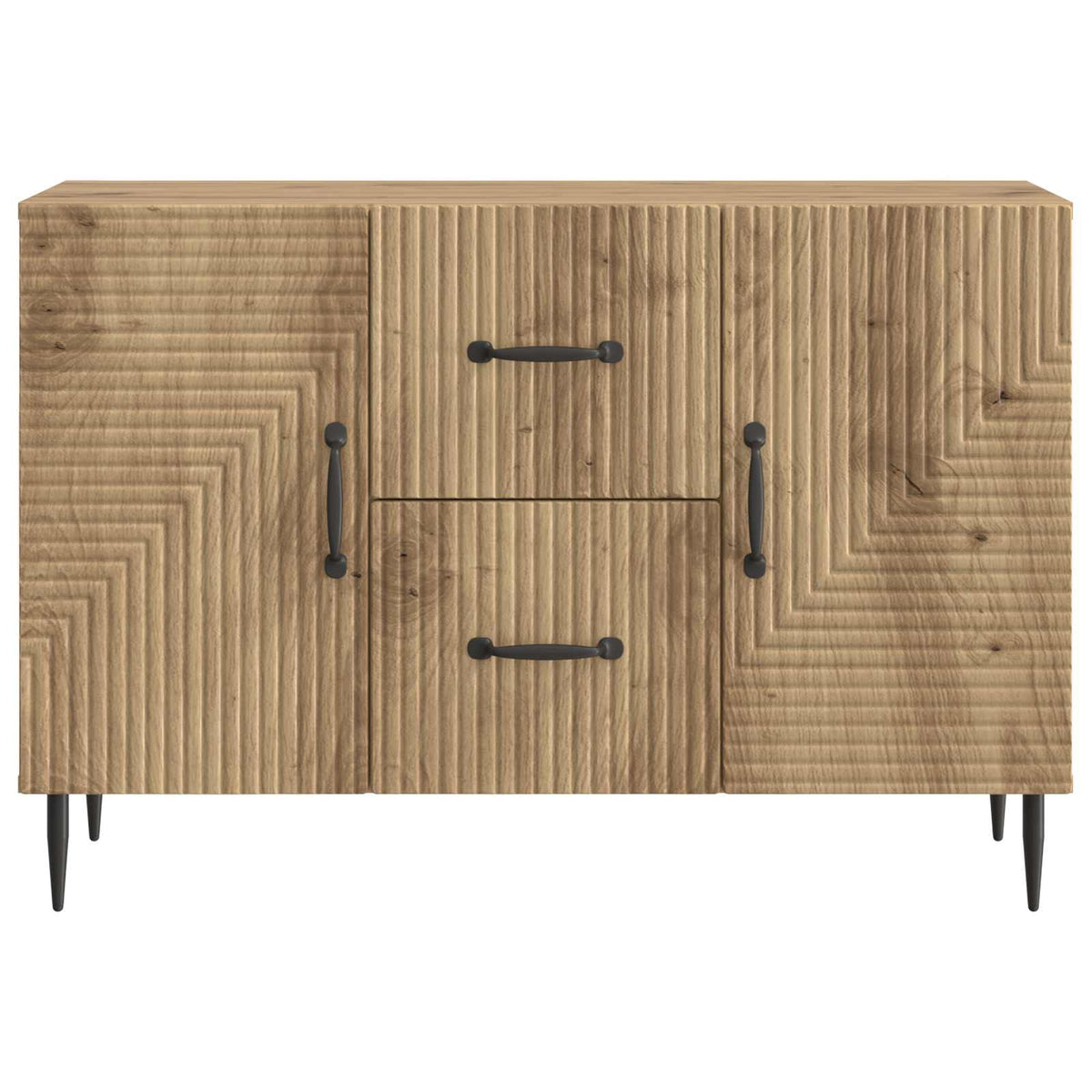 Sideboard Artisan-Eiche 89 x 34,5 x 60 cm Holzwerkstoff