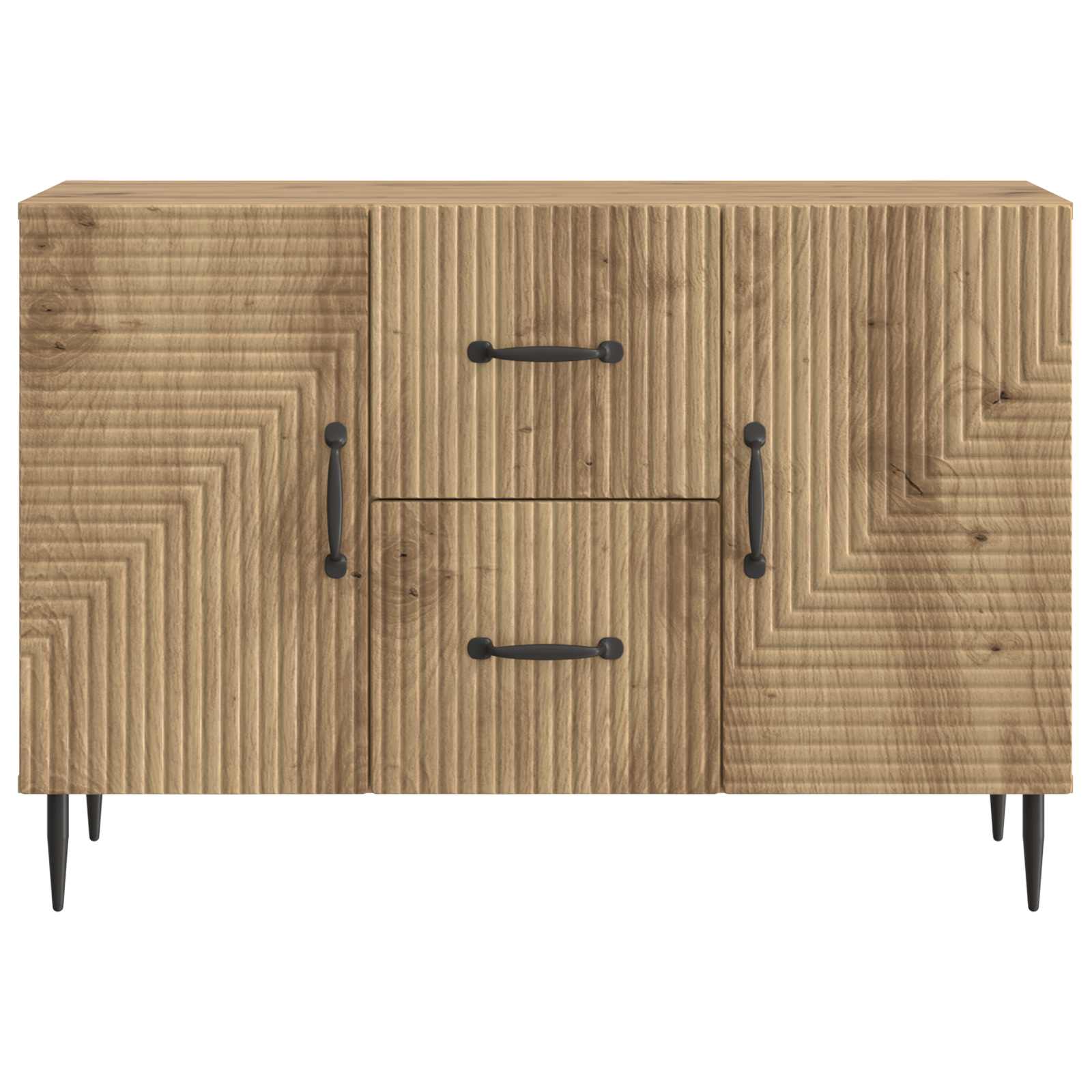Sideboard Artisan-Eiche 89 x 34,5 x 60 cm Holzwerkstoff