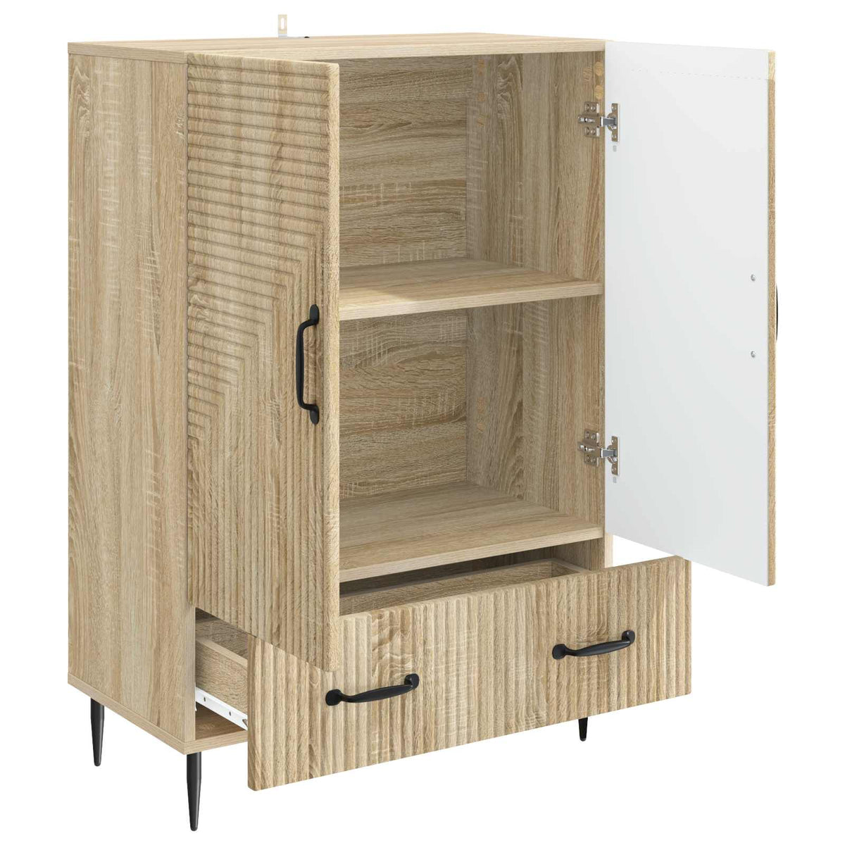 Sideboard Sonoma-Eiche 66 x 34,5 x 95 cm Holzwerkstoff
