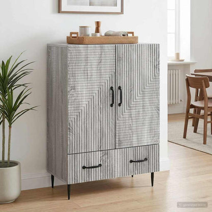 Sideboard Graues Sonoma 66 x 34,5 x 95 cm Holzwerkstoff