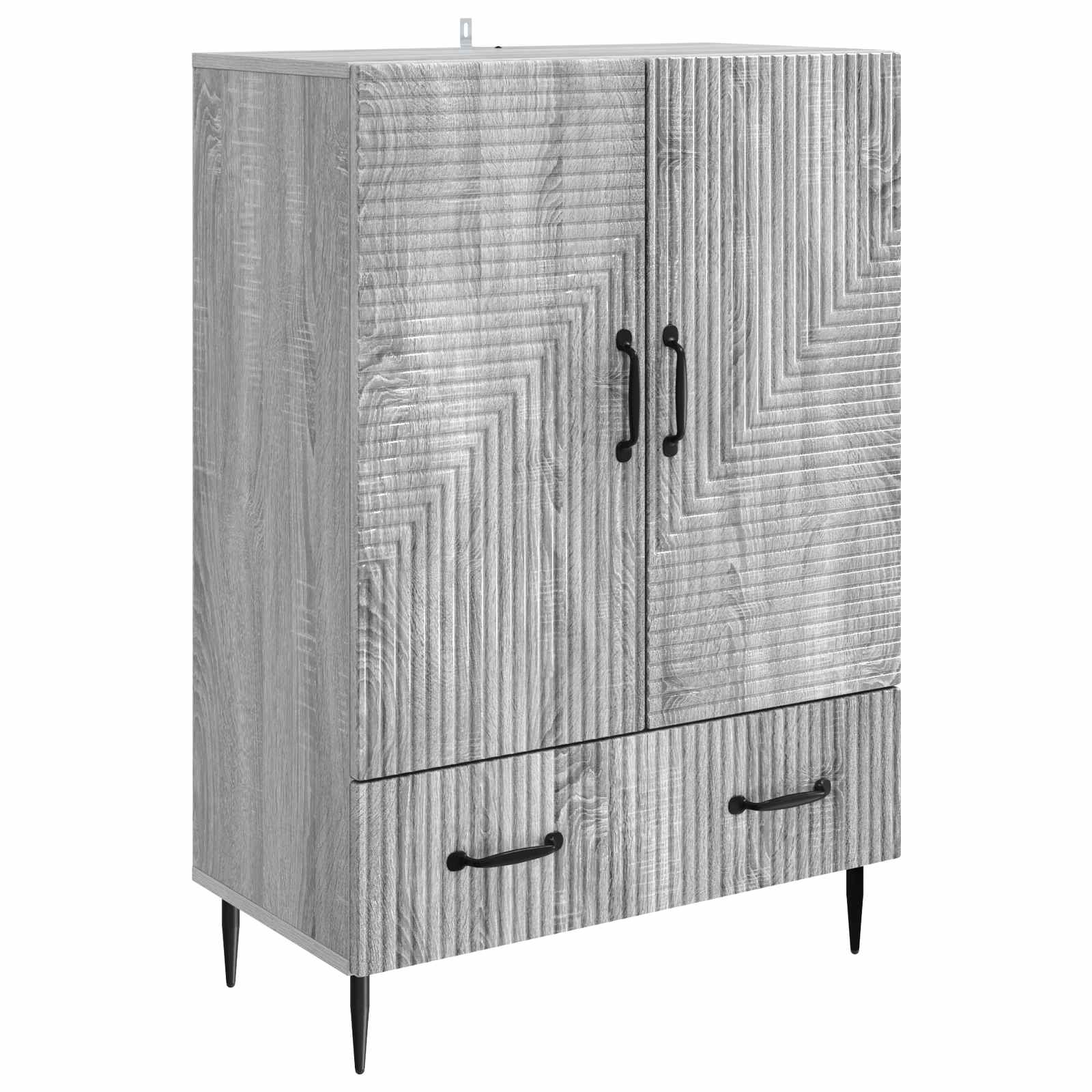 Sideboard Graues Sonoma 66 x 34,5 x 95 cm Holzwerkstoff