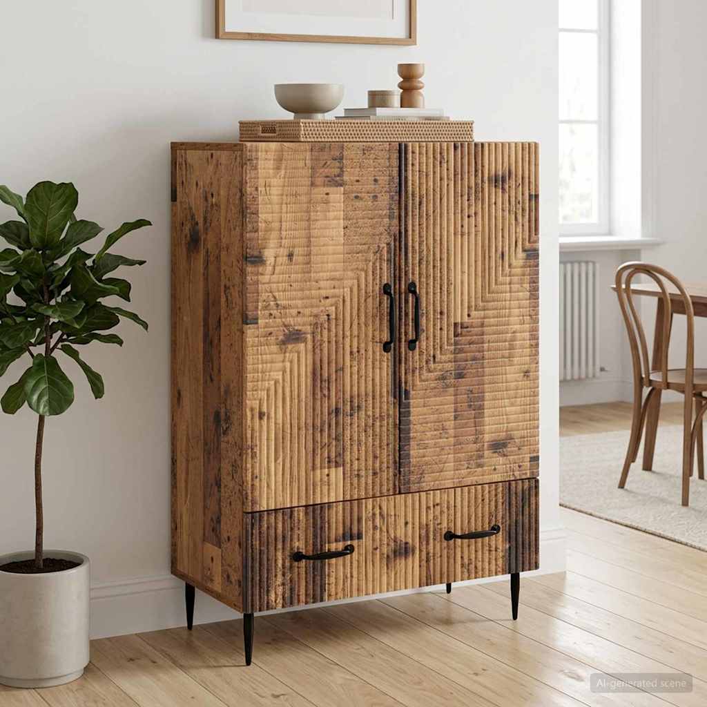 Sideboard Altholz 66 x 34,5 x 95 cm Holzwerkstoff