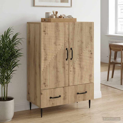 Sideboard Artisan-Eiche 66 x 34,5 x 95 cm Holzwerkstoff