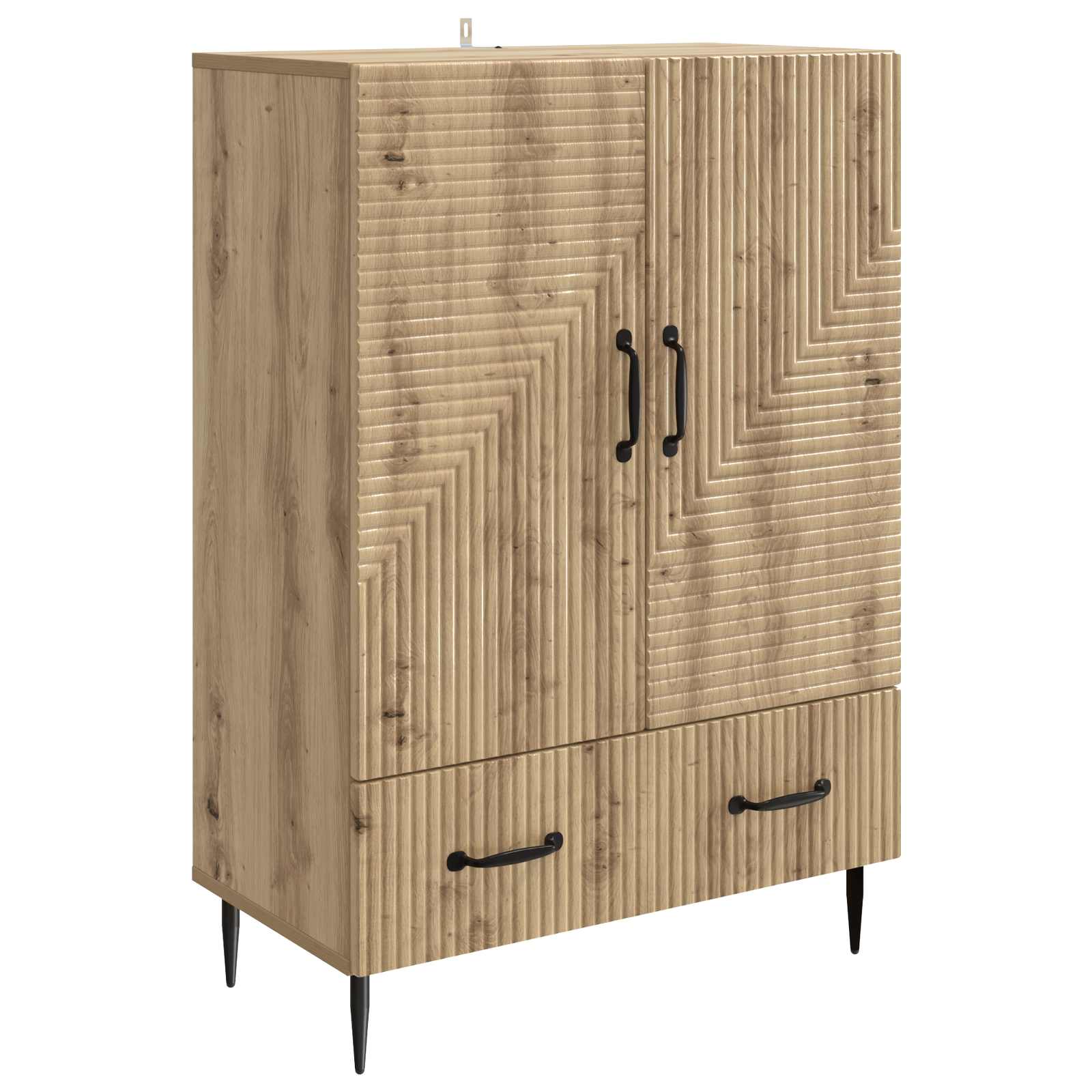 Sideboard Artisan-Eiche 66 x 34,5 x 95 cm Holzwerkstoff