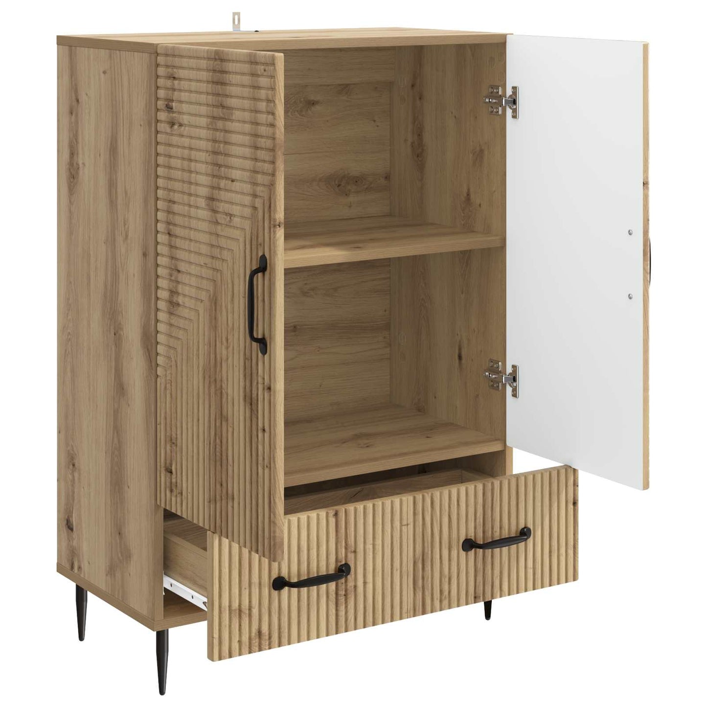 Sideboard Artisan-Eiche 66 x 34,5 x 95 cm Holzwerkstoff
