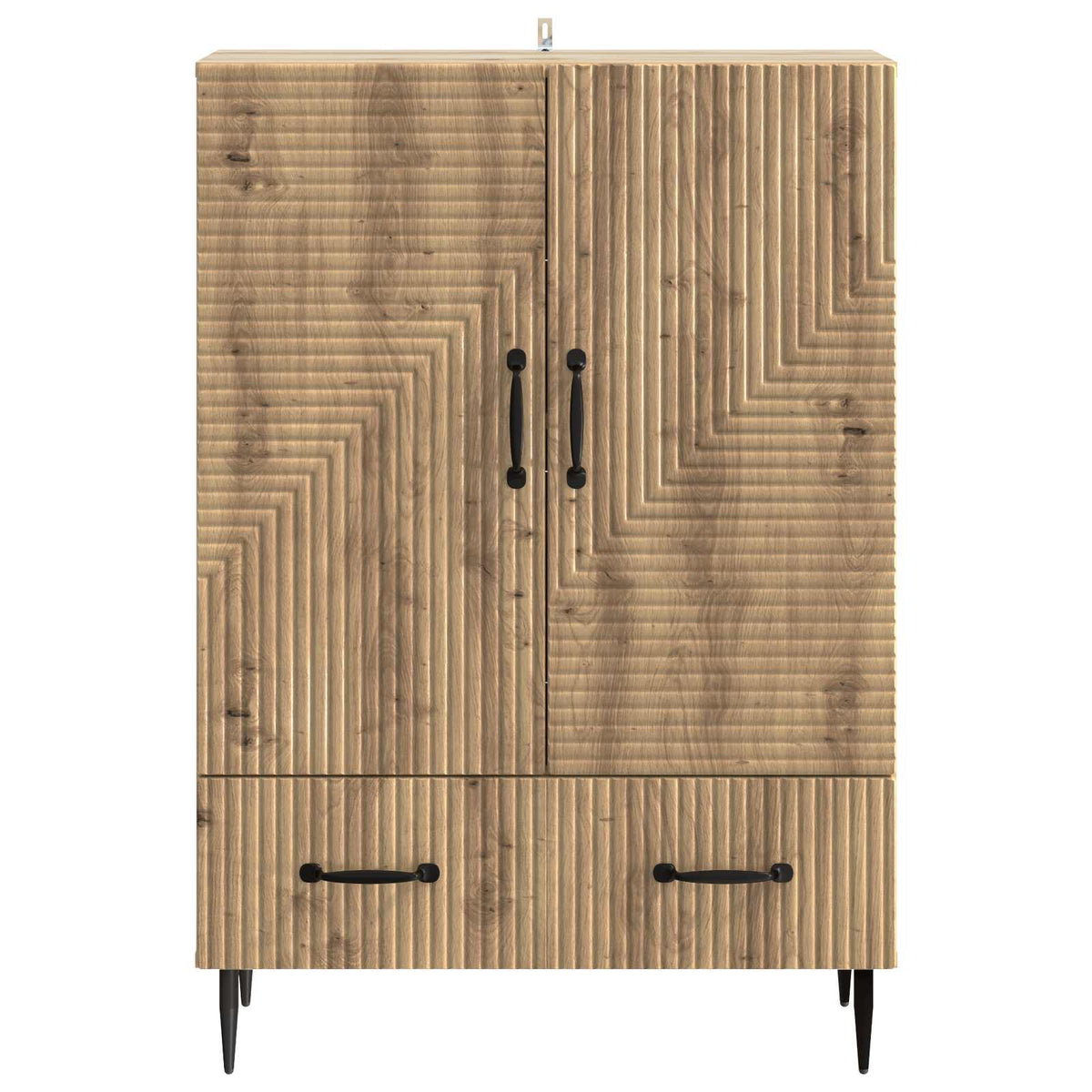 Sideboard Artisan-Eiche 66 x 34,5 x 95 cm Holzwerkstoff