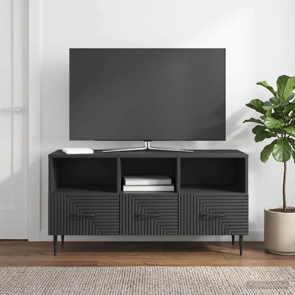 TV-Schränk Schwarz 102 x 34,5 x 50 cm Holzwerkstoff