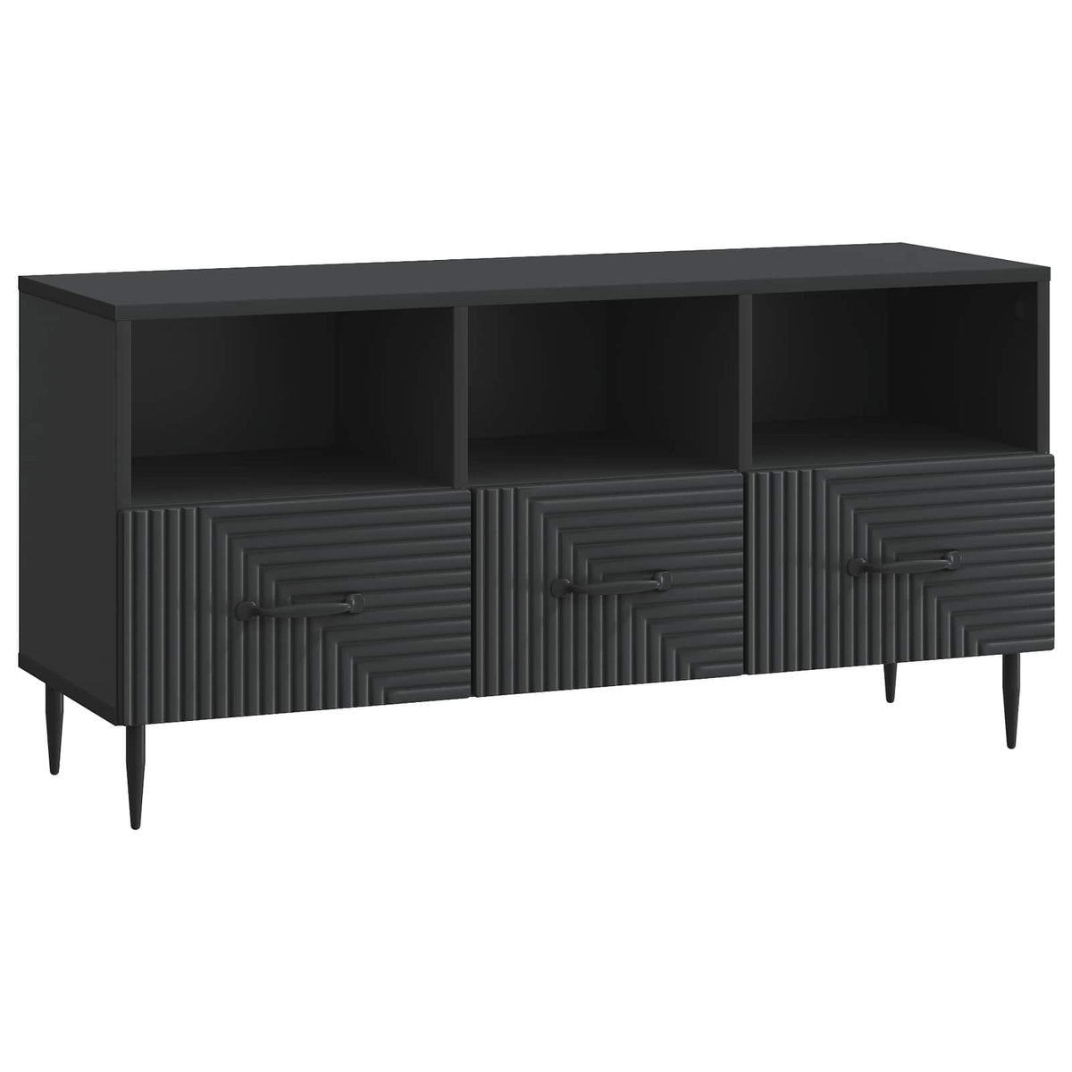 TV-Schränk Schwarz 102 x 34,5 x 50 cm Holzwerkstoff