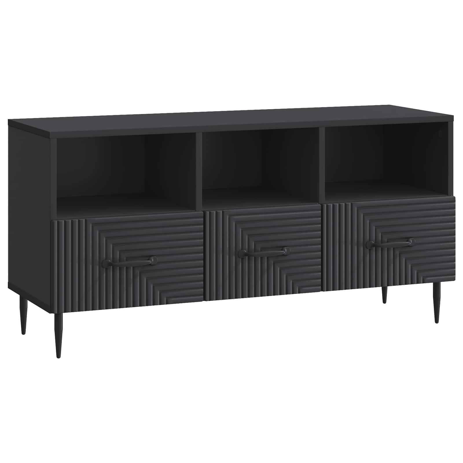 TV-Schränk Schwarz 102 x 34,5 x 50 cm Holzwerkstoff