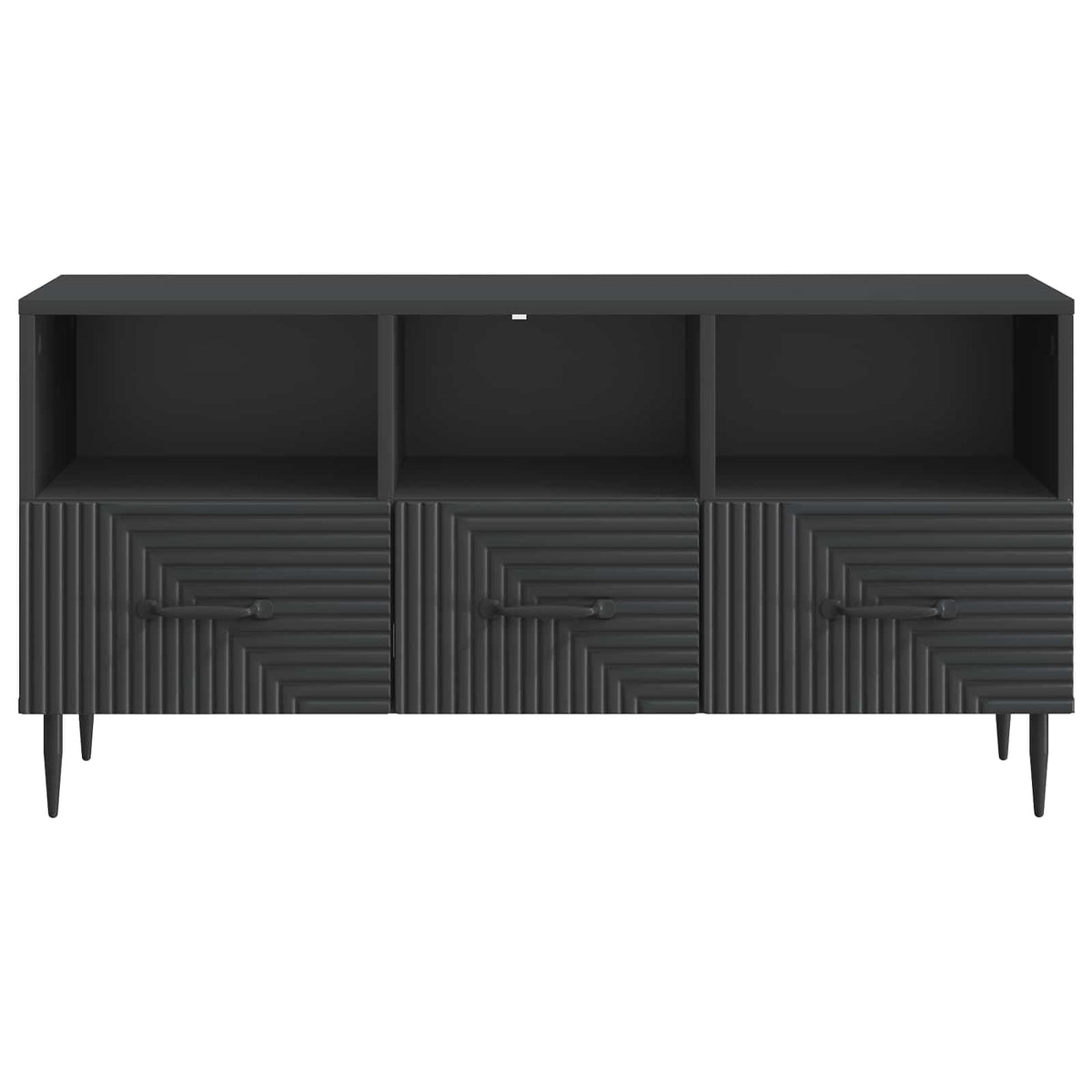 TV-Schränk Schwarz 102 x 34,5 x 50 cm Holzwerkstoff