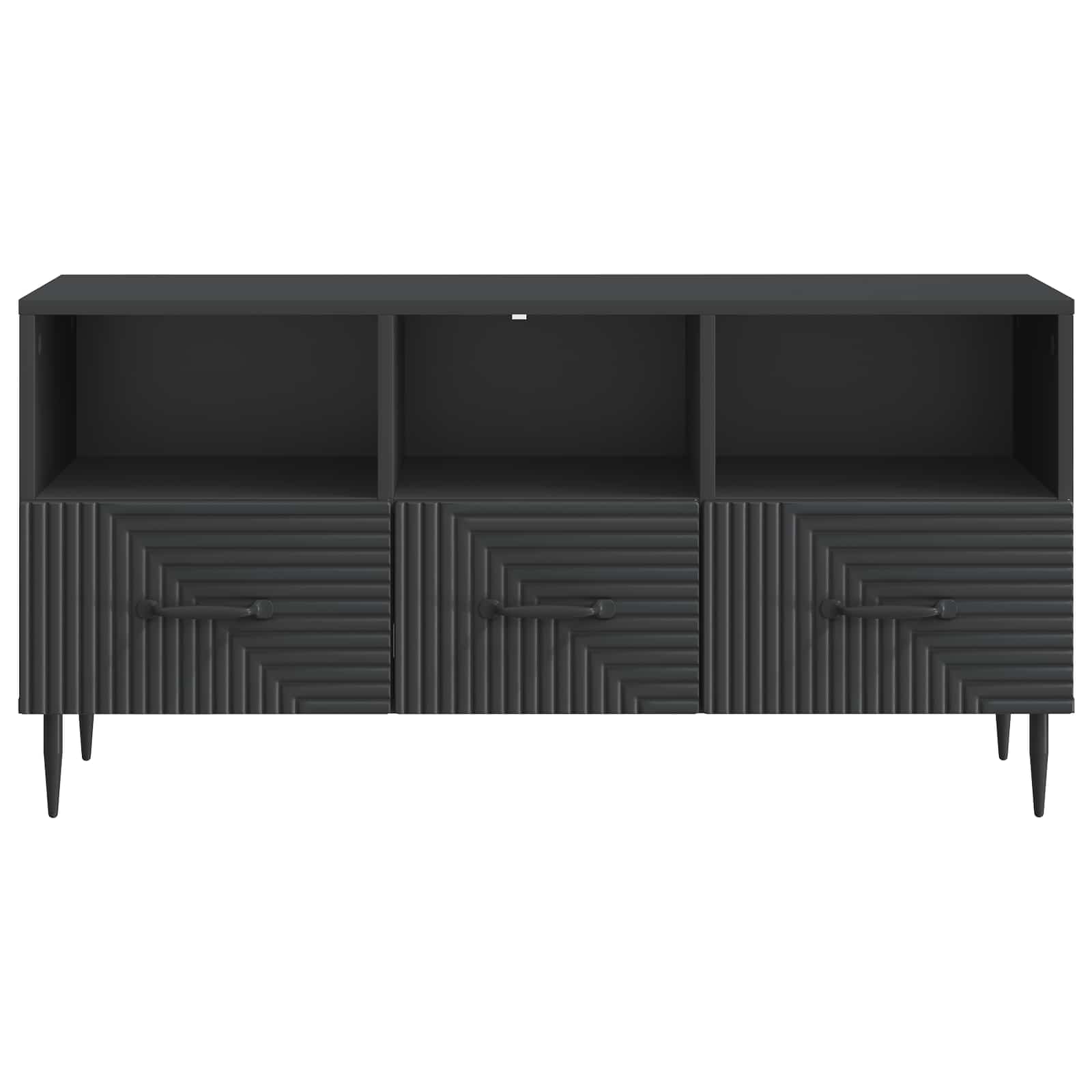 TV-Schränk Schwarz 102 x 34,5 x 50 cm Holzwerkstoff