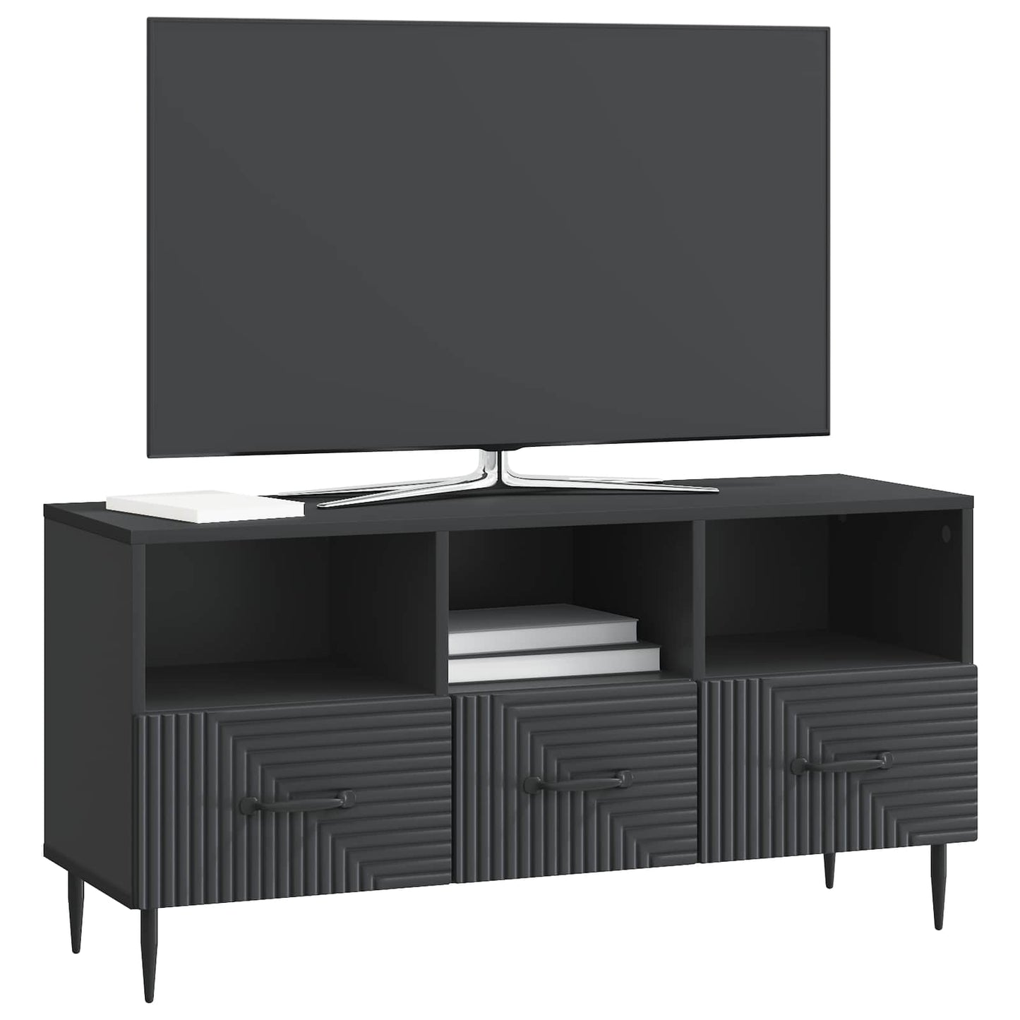 TV-Schränk Schwarz 102 x 34,5 x 50 cm Holzwerkstoff