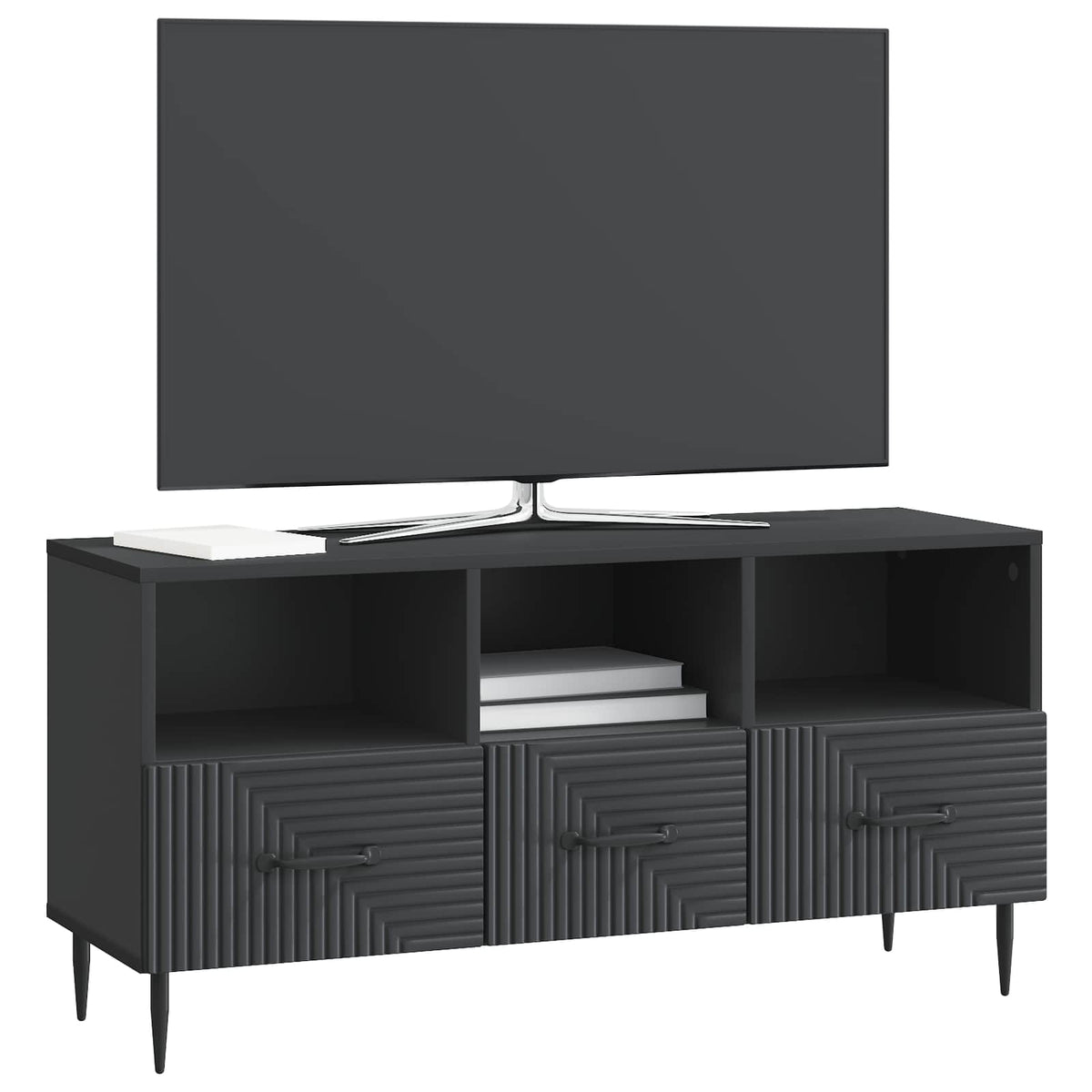 TV-Schränk Schwarz 102 x 34,5 x 50 cm Holzwerkstoff