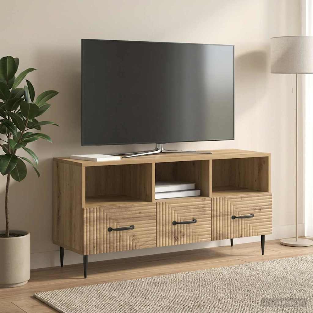 TV-Schränk 102 x 34,5 x 50 cm Artisan-Eiche Holzwerkstoff