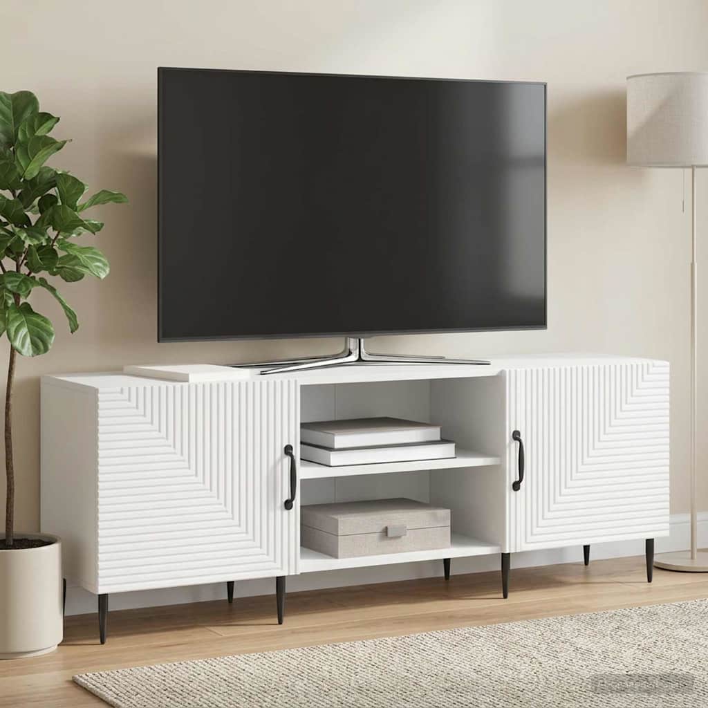 TV-Schränk 150 x 31 x 50 cm Weiß Holzwerkstoff