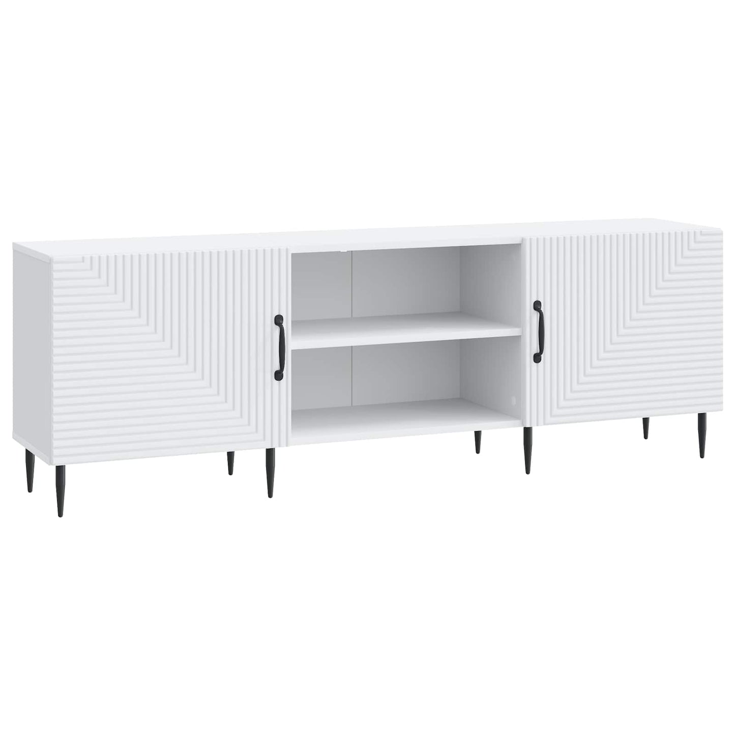 TV-Schränk 150 x 31 x 50 cm Weiß Holzwerkstoff